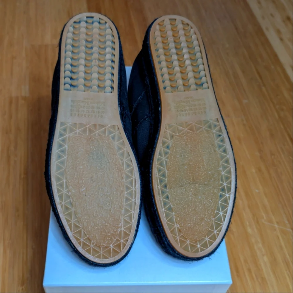 Maison Margiela Replica Espadrilles Black Designer Shoes Paris Style - Picture 7 of 11